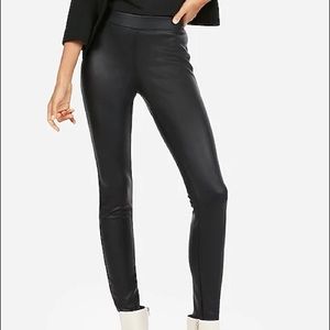 Express faux leather leggings